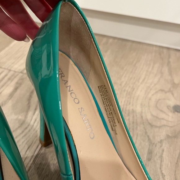 Franco Sarto green teal women’s heels size 6.5 - Picture 6 of 6